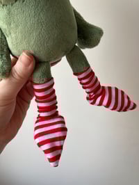 Image 5 of Small - happy Frog Of Many Names Plushie - OTGW - made to order