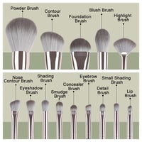 Image 2 of JTFIL Makeup Brushes Soft Fluffy Makeup Tools Cosmetic Powder Eye Shadow Foundation Blush Blending