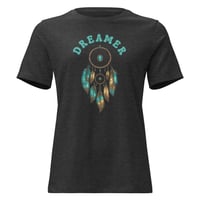 Image 4 of Women's Relaxed T-Shirt, Dreamer Dreamcatcher Tee