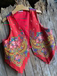 Image 1 of Chaleco FOLIADA VERMELLO. Varia tallas. feto por encarga. 