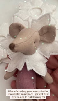 Image 2 of Snowflake Mouse Headpiece