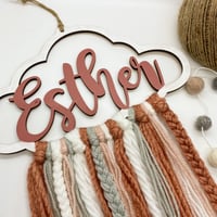 Image 1 of Personalised Cloud Hanging Decoration