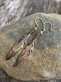 Image 4 of Starlight & Feathers Earrings