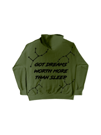 Image 4 of Dreams Sweatsuit - Olive Green W/Black