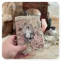 Image 1 of Handmade vintage french lace sewing book kit