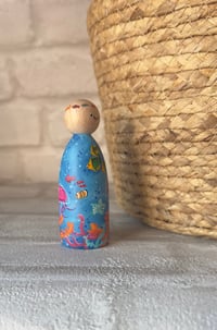Image 2 of CORALIE - Ocean themed Peg Doll