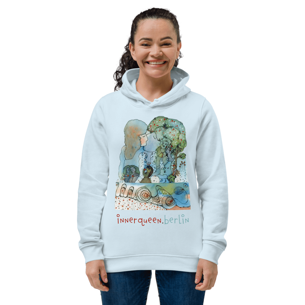 Image of Two Love Women's eco fitted hoodie
