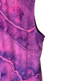 Image 9 of ♻️ UPCYCLED XL Knit Dress in Fuchsia Geode Ice Dye