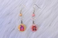 Image 2 of 'grapefruit' drop earrings