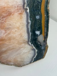 Image 4 of XL GOLD LINED QUARTZ X JASPER PLATTER -BRAZIL-