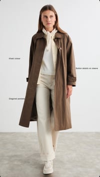 Image 1 of Gabardina Aelia Caqui