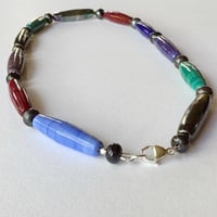 Image 2 of Tapered Tubes Necjlace