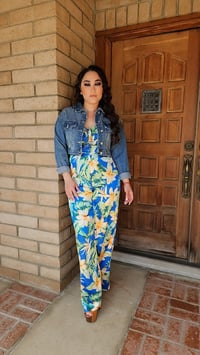 Image 11 of Ayanna Tropical Jumpsuit