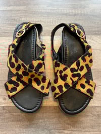 Image 2 of leopard sandals 