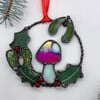 Yule Mushroom Wreath (c)