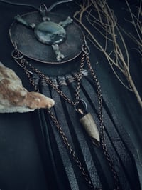 Image 4 of Relic copper talisman w leather