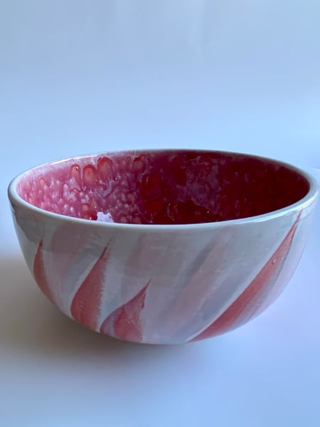 Image of Cereal Bowl Pink Red