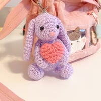 Image 2 of Purple Bunny with heart