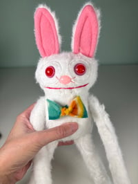 Image 3 of Soft Weighted Bunnies w/ Bow ties