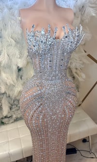 Image 8 of Preorder only  Forever Rhinestone Maxi Dress