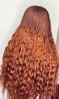 Image 2 of FIERY AUBURN BRAIDS (Loose Waves)