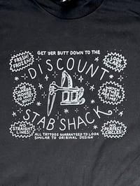 Image 3 of Stab Shack business card SHIRT!