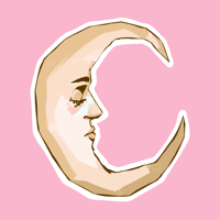 Image 1 of moon sticker