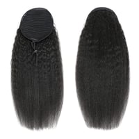 Image 3 of Kinky Straight Ponytail Extension-Remy 