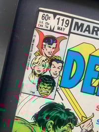 Image 3 of The Defenders, framed complete vintage Marvel comic, No 119 May 1983