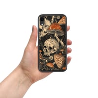 Image 1 of Goblincore Skull and Mushroom Grunge/Punk Clear Case for iPhone®