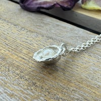 Image 2 of Water cast Silver and Pearl Pendant - Aurora