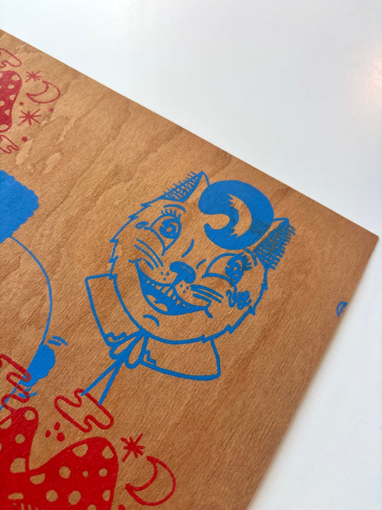 Image of Poodle with Cowboy Boots print