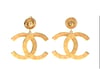 Chanel Button Earrings 