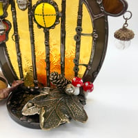 Image 3 of Autumn Oak Fairy Door Candle Holder 