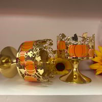 Image 3 of Pumpkin Candle Holder-Set of 2