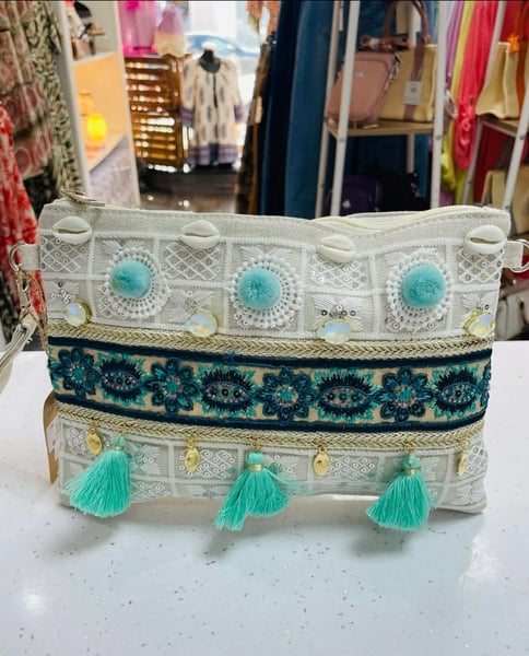 Image of Shell Tassel Crossbody Bag