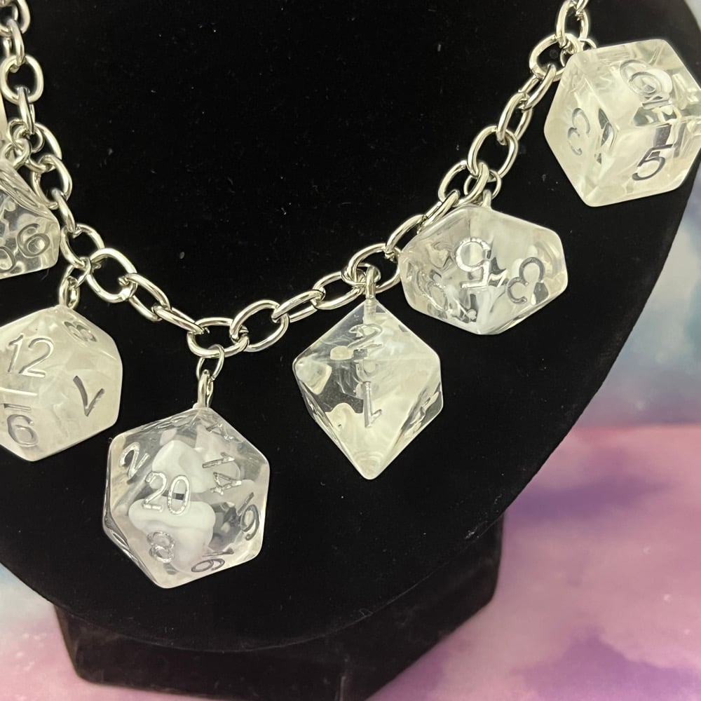 Image of DND Dice Set Necklace
