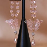 Image 2 of 3 Tier Pink Butterflies