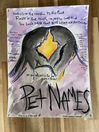 Pet Names WATERCOLOR artwork 