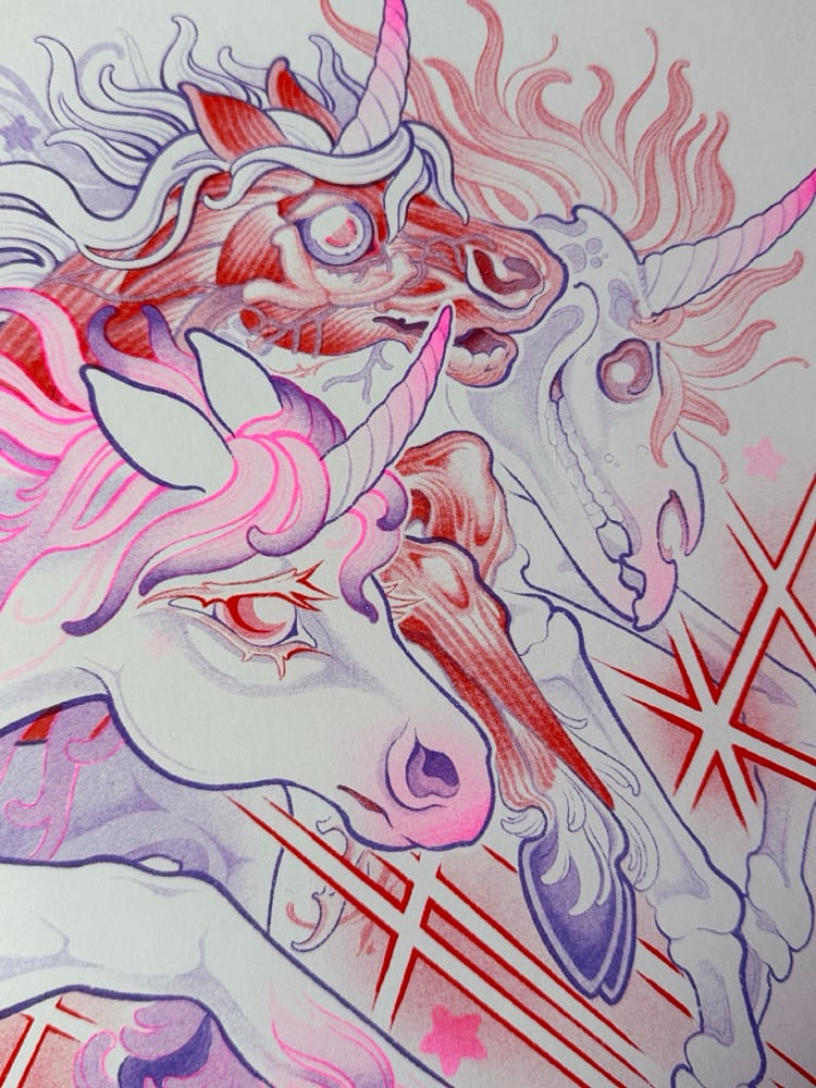 Entropy Risograph Print