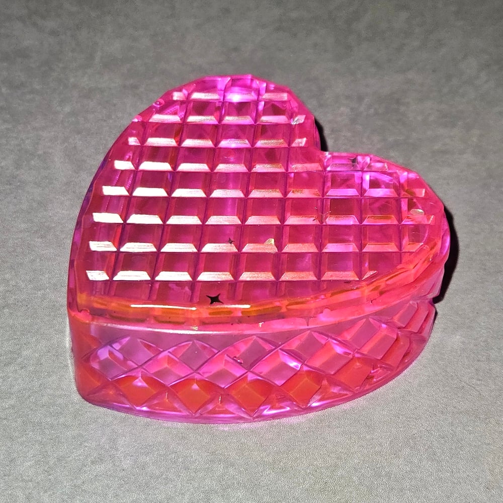 Image of Neon Pink Heart Box 2