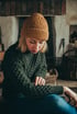 Aran Sweater - Earth Colours - Made in Europe Image 2