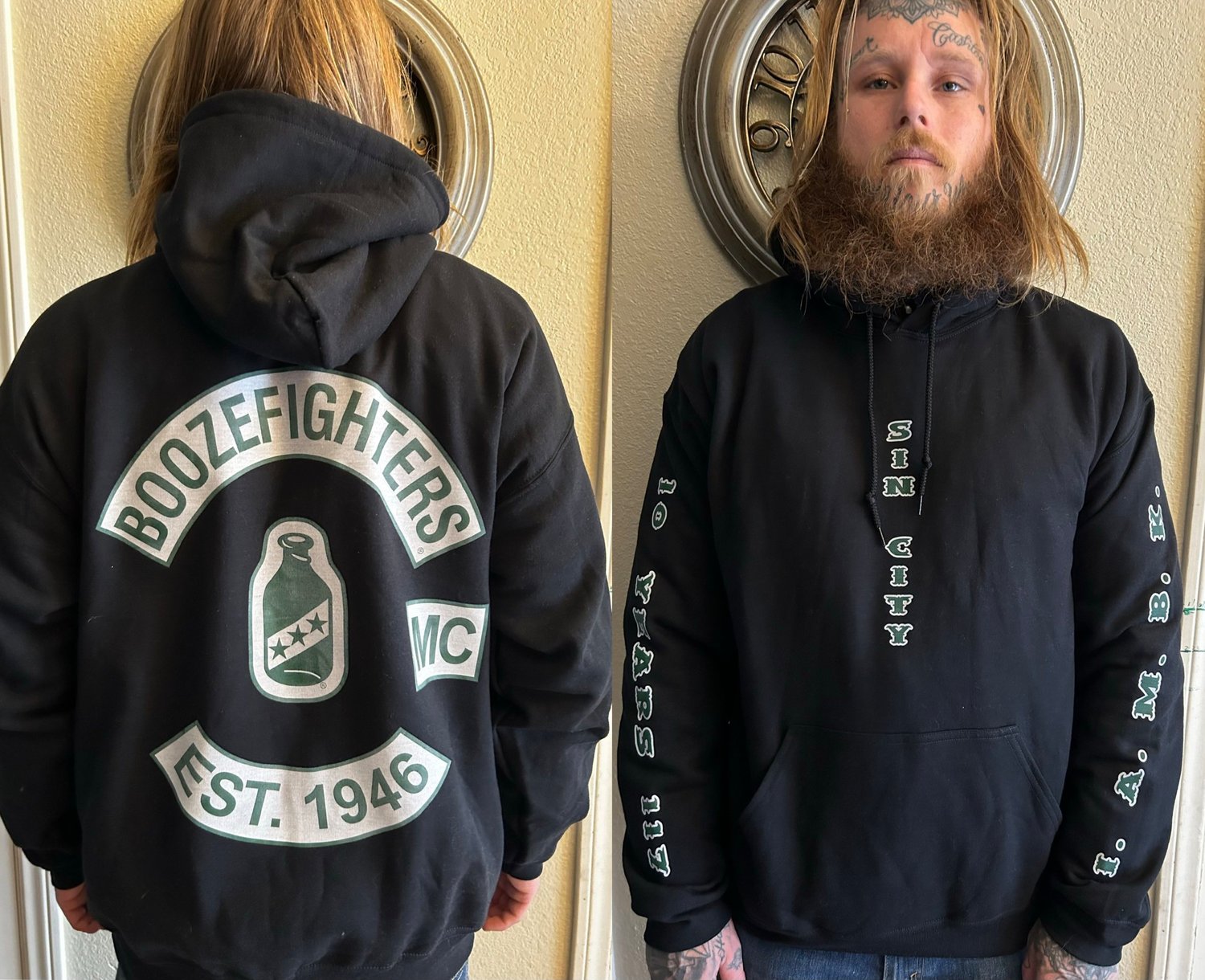 Image of Black 10 Year Anniversary Pullover Hoodie 