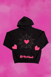 Image 1 of LGM “Love You 2 Death” Hoodie (Pink)