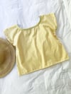 Ready Made Lemon Gingham Cropped T Top with Free Postage 