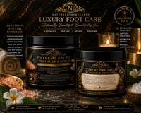 Image 1 of EXTREME SALTY FEET SOAK & SCRUB & EXTREME FOOT CREAM