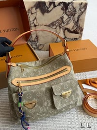 Image 3 of ĻV Vintage Denim Tote