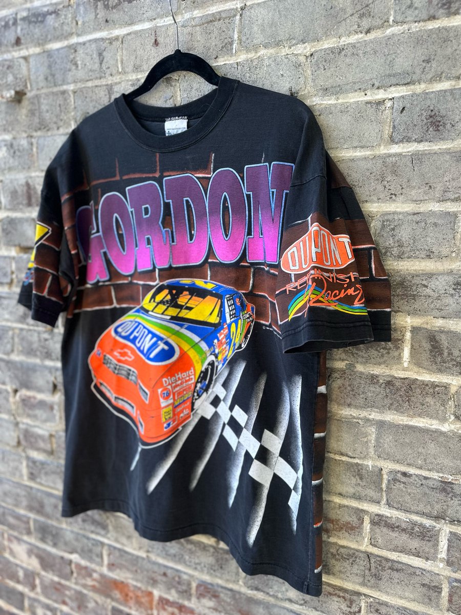 Image of 1994 Vintage JEFF GORDON Ready To Rumble All Over Print Nascar Tee, SIZE: XL