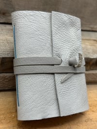 Image 2 of Little Leather Book, Soft Gray