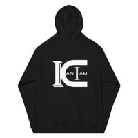 Image 3 of Icaniam “Champion Logo” Unisex eco raglan hoodie